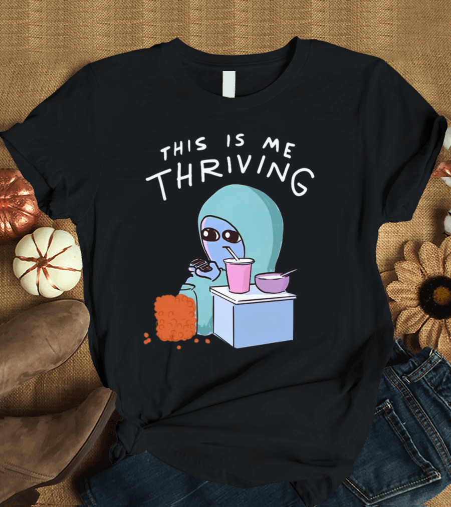 This Is Me Thriving Blanket Creature with Snacks T-Shirt
