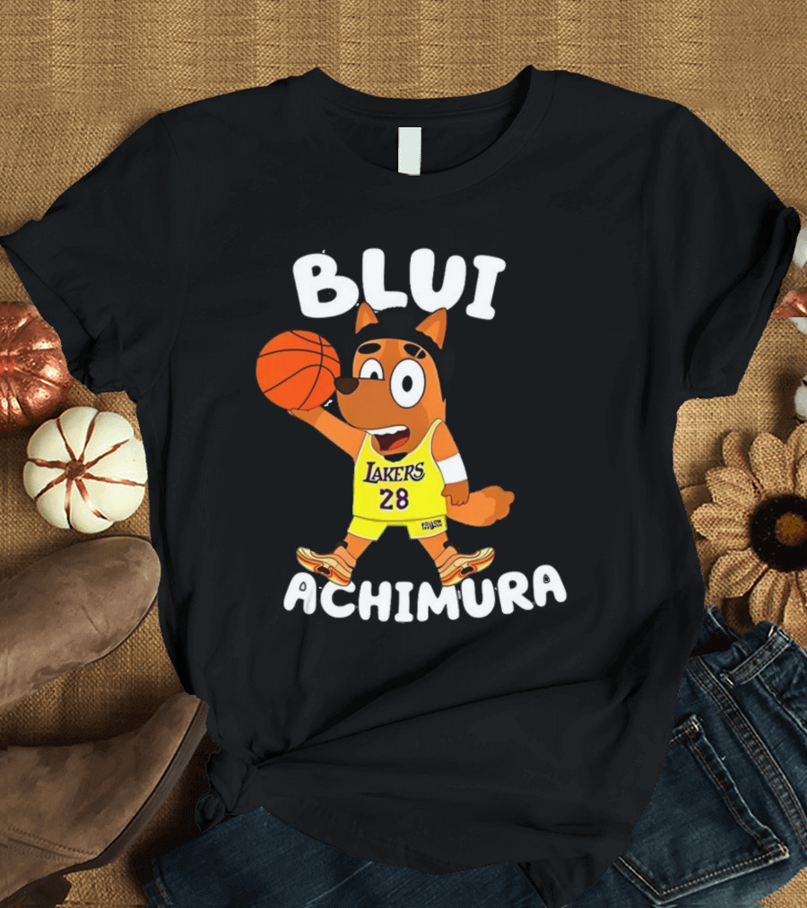 Blui Hachimura Lakers 28 Basketball Player Fox T-Shirt