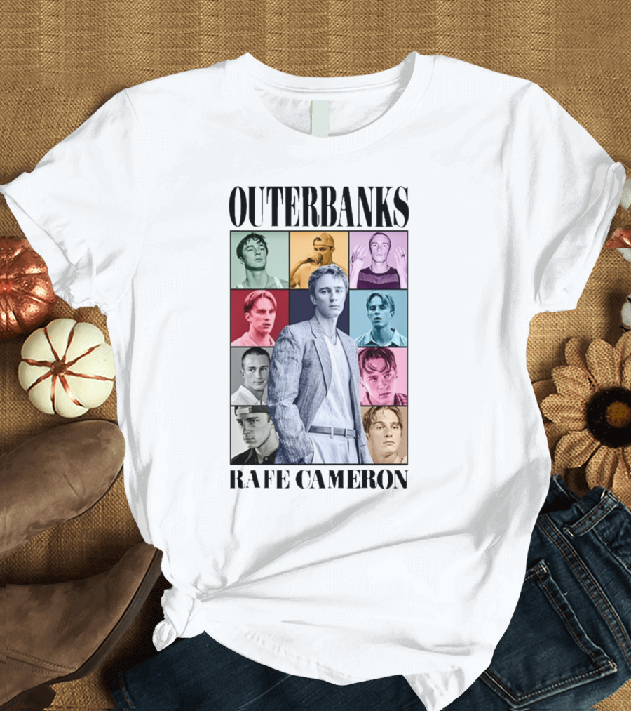 Outerbanks Rafe Cameron Multicolored Collage Collection T-Shirt