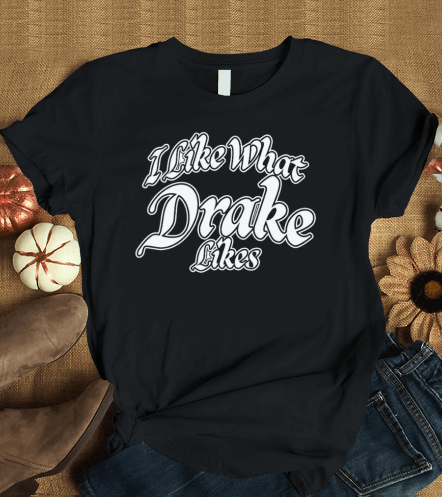 I Like What Drake Likes Word On Road T-Shirt
