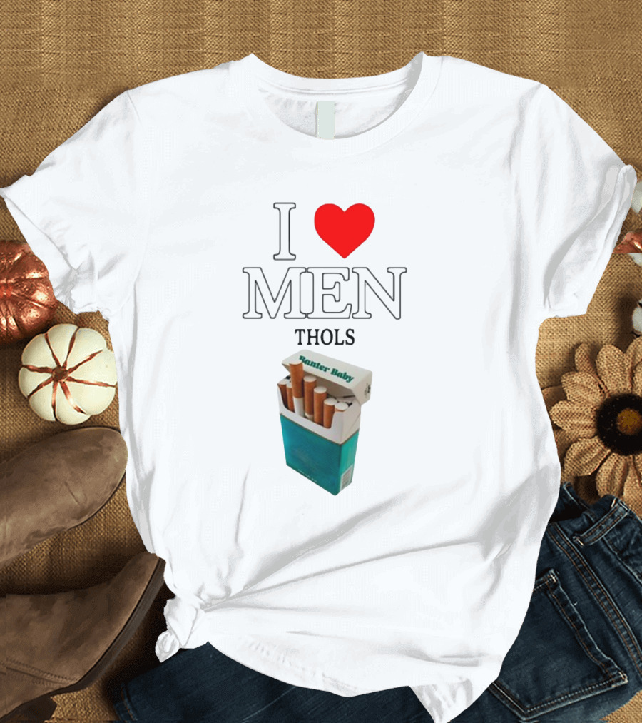 I Heart Men Thols Banter Baby Cigarette Pack T-Shirt