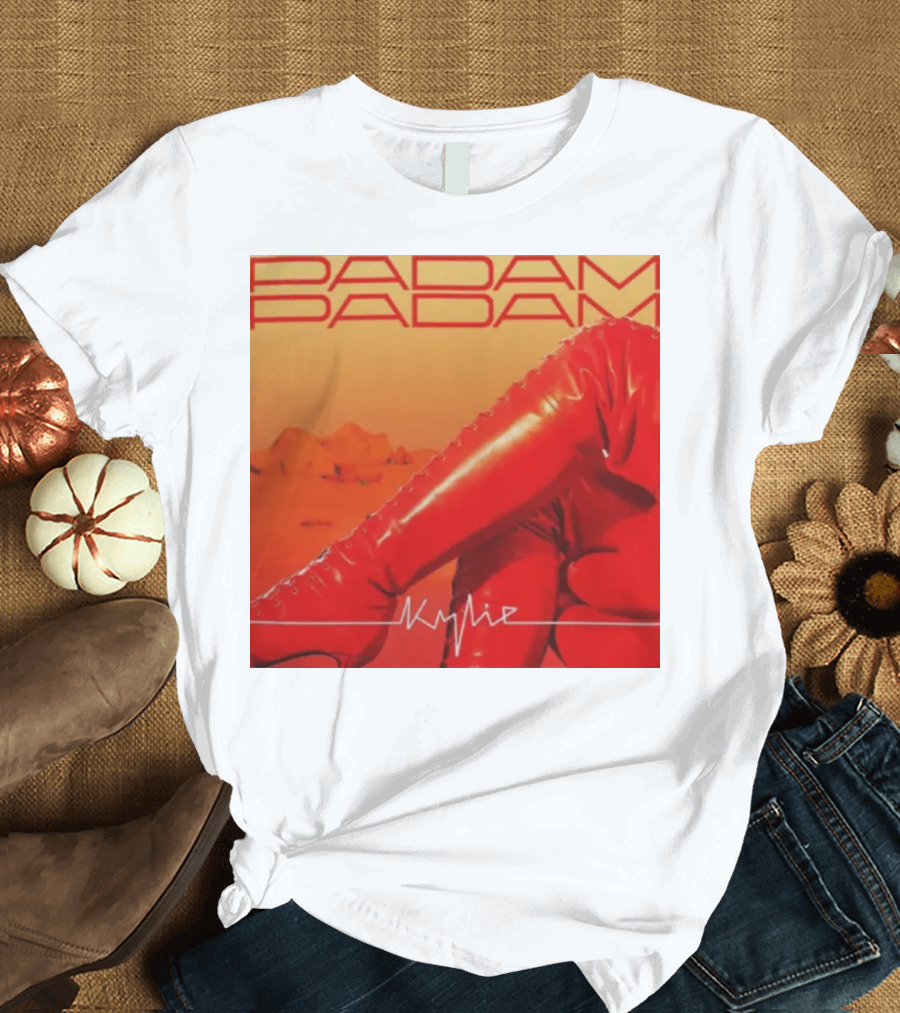 Kylie Padam Padam Single Red Boots Cover T-Shirt