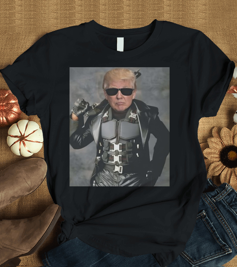 Blade Trump Sunglasses Leather T-Shirt