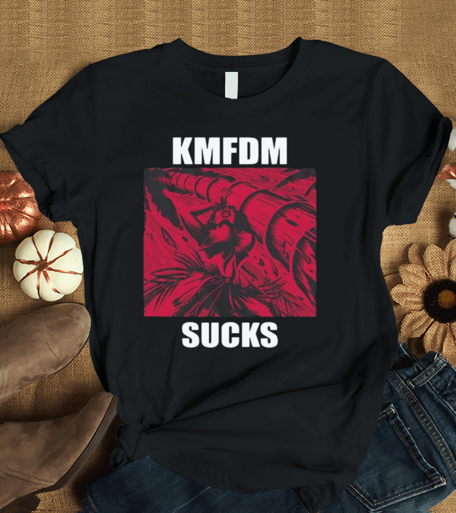 KMFDM Sucks Blood Red Rare T-Shirt