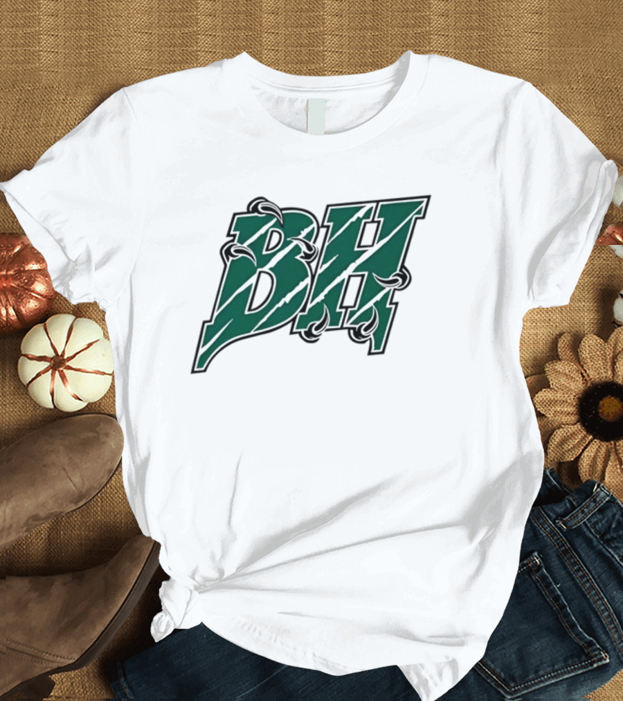 Breece Hall BH Green Claw Marks T-Shirt