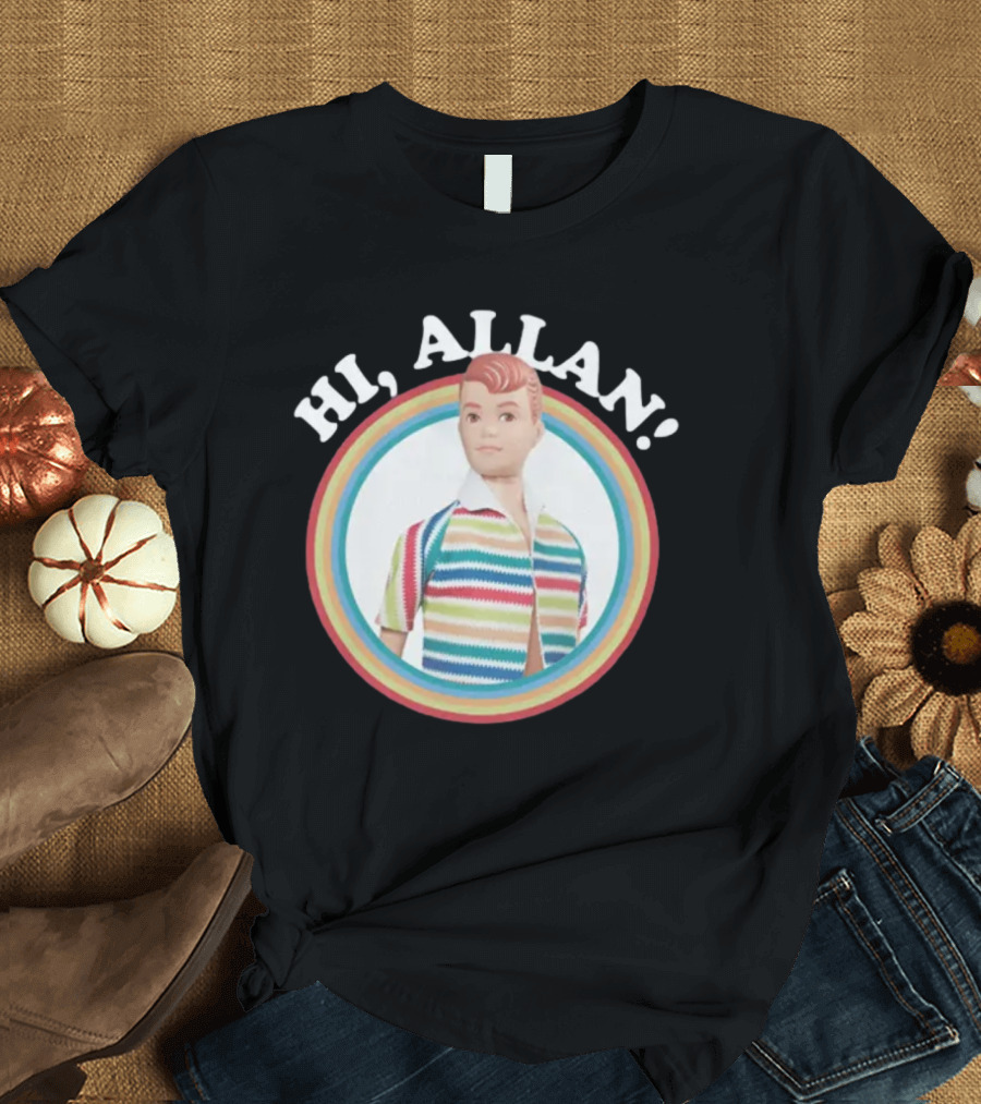 Hi Allan Retro Rainbow Toy T-Shirt