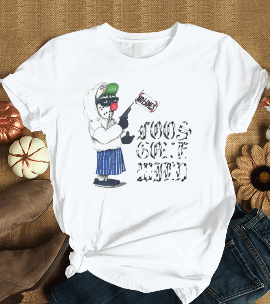 Foos Gone Wild Clown Bandit with Los Angeles Flag T-Shirt