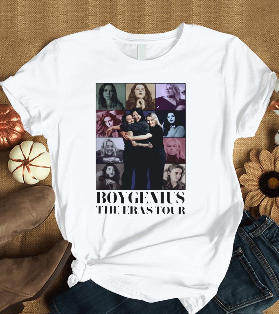 Boygenius The Eras Tour Member Collage T-Shirt