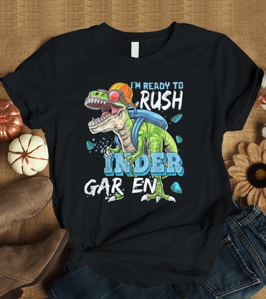 I'm Ready to Crush Kindergarten Dinosaur Adventure T-Shirt