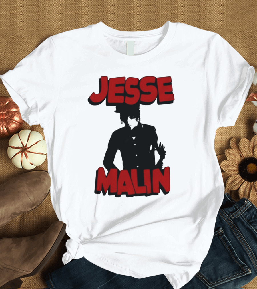 Jesse Malin Bold Red Text T-Shirt