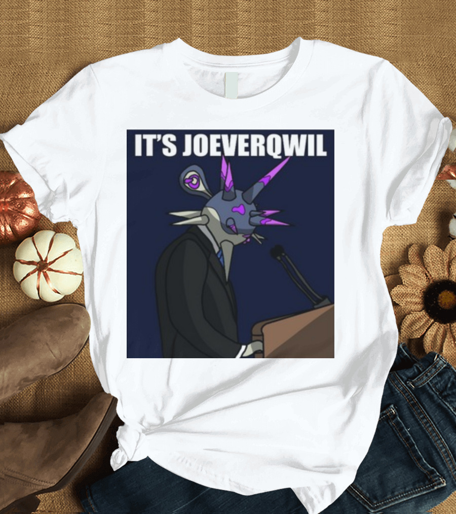 It's Joeveqwil Andylavgc Parody Character at Podium T-Shirt