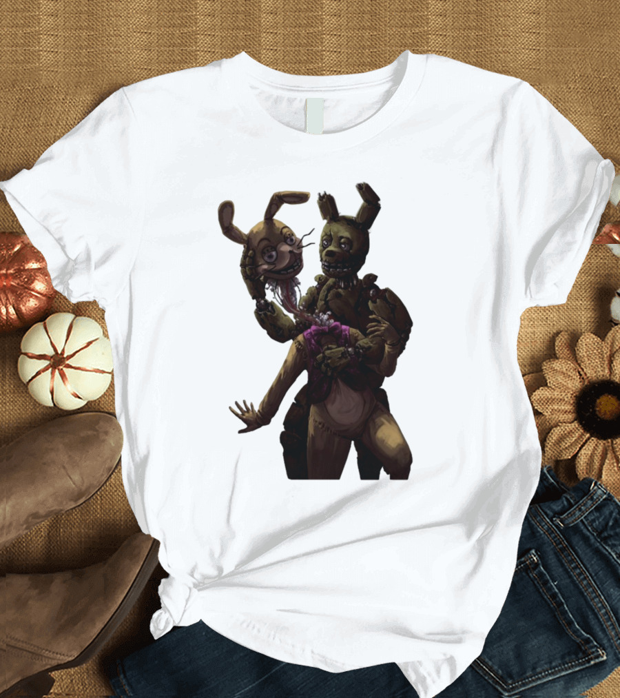 Springtrap Vs Malhare Battle Scene T-Shirt