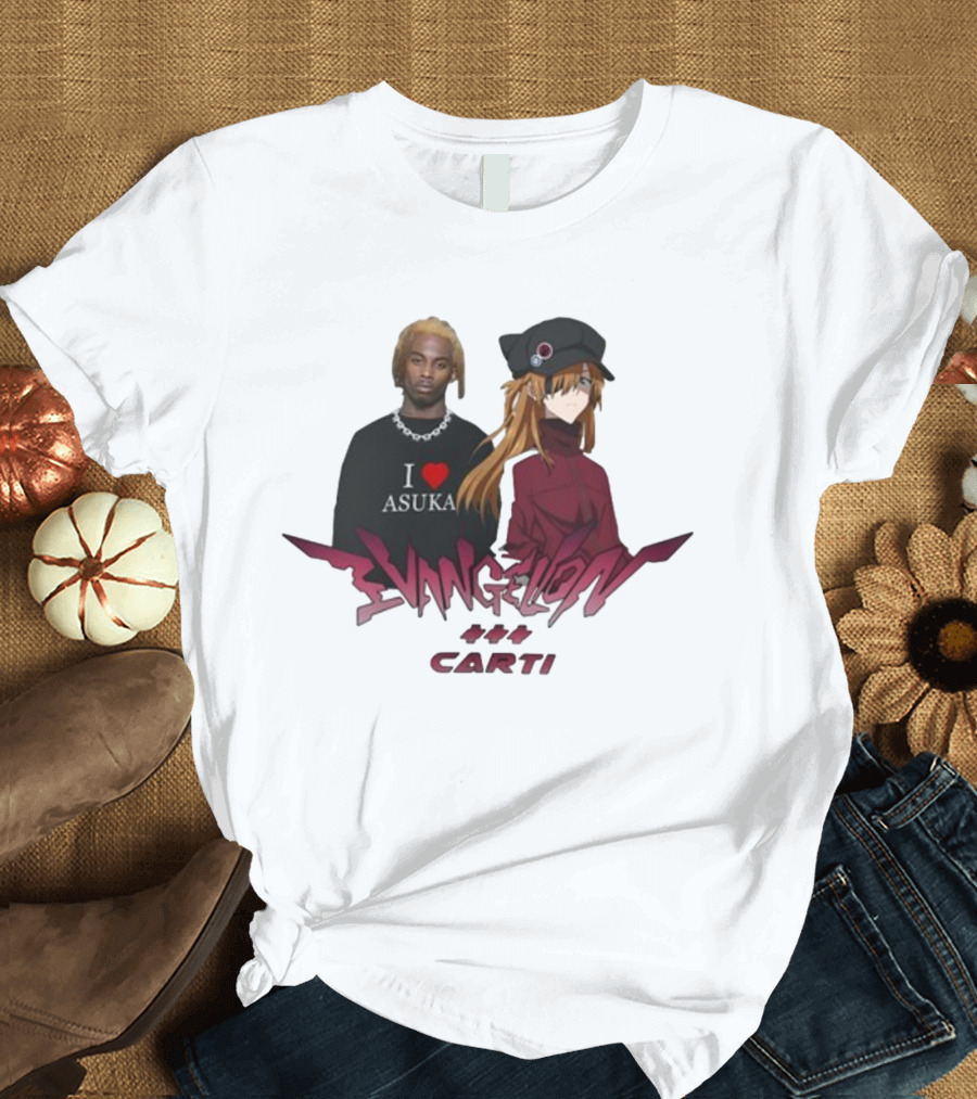 EVANGELION I ASUKA CARTI Collaboration T-Shirt