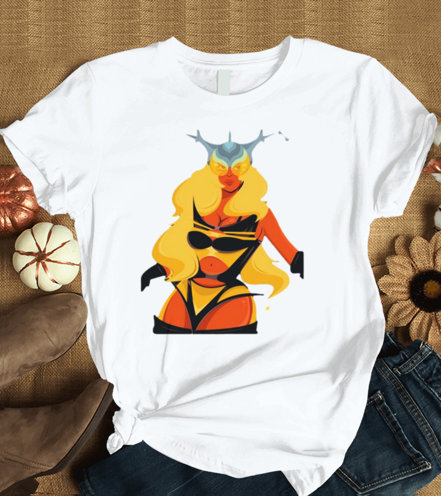 Thaddy Hippypotter Renaissance Bey Sci-Fi Goddess Appearance T-Shirt