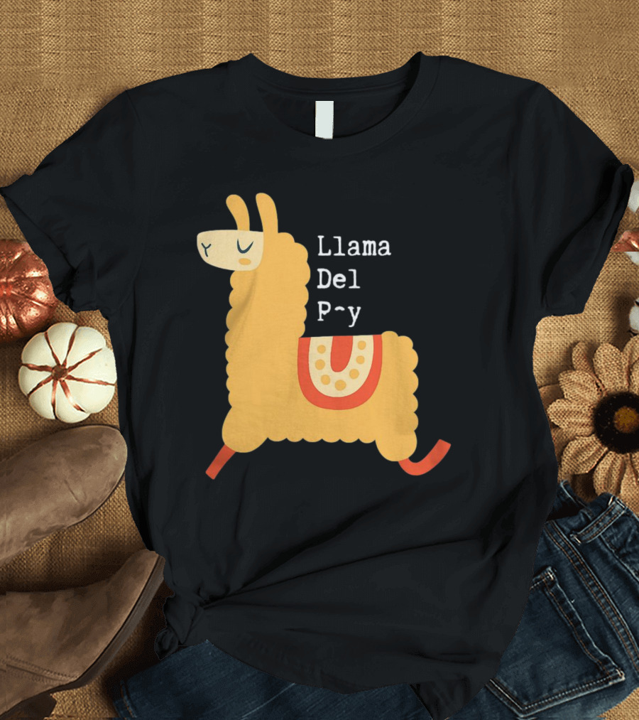 Llama Del P~y Funny Music T-Shirt