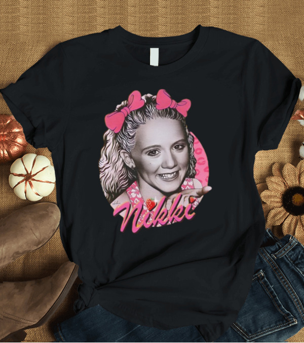 T-Shirt: Nordacious Nikki Pink Hair Bows and Leopard T-Shirt Nordacious Nikki Pink Hair Bows and Leopard T-Shirt