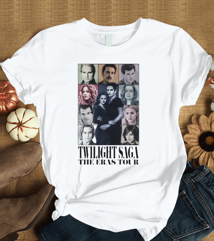 Twilight Saga The Eras Tour Cast Collage T-Shirt