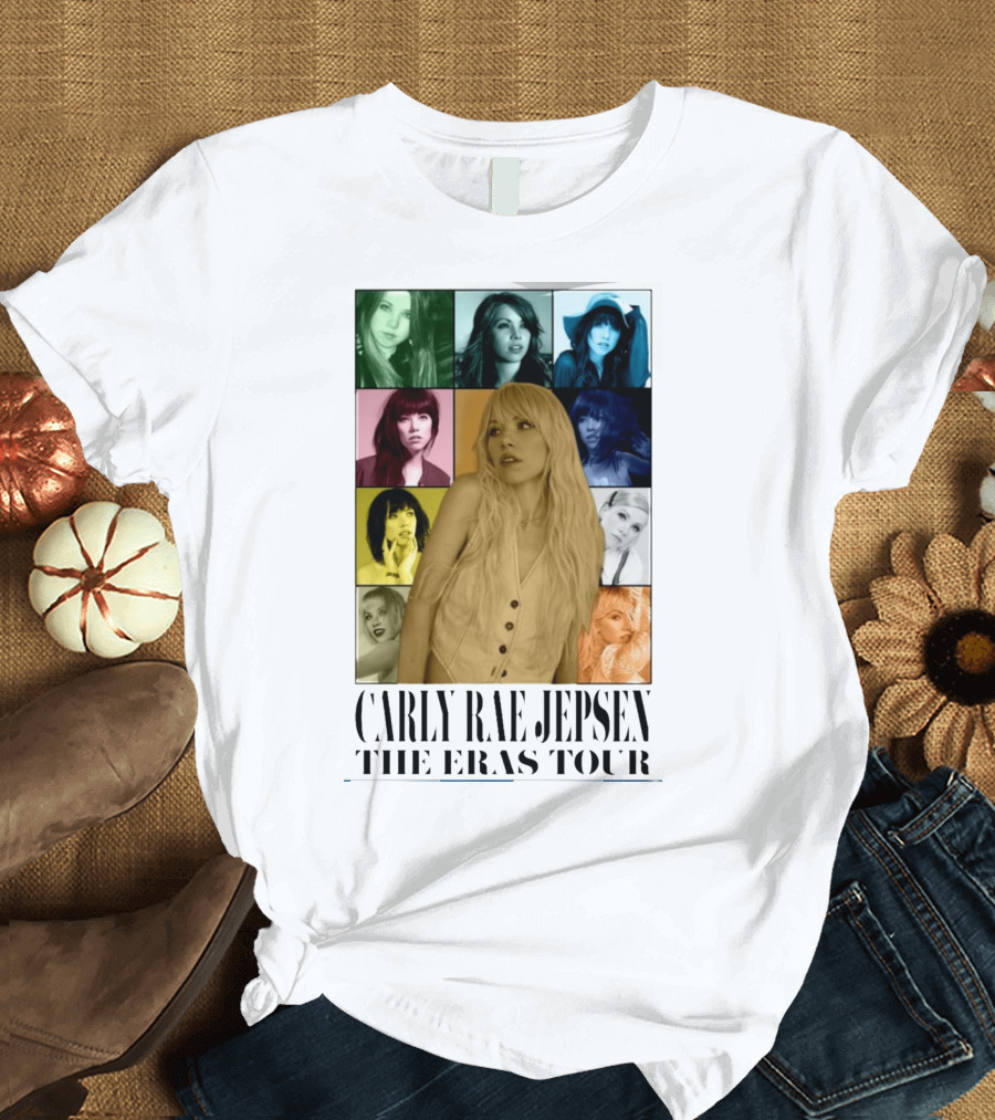 Carly Rae Jepsen The Eras Tour Collage of Portraits T-Shirt