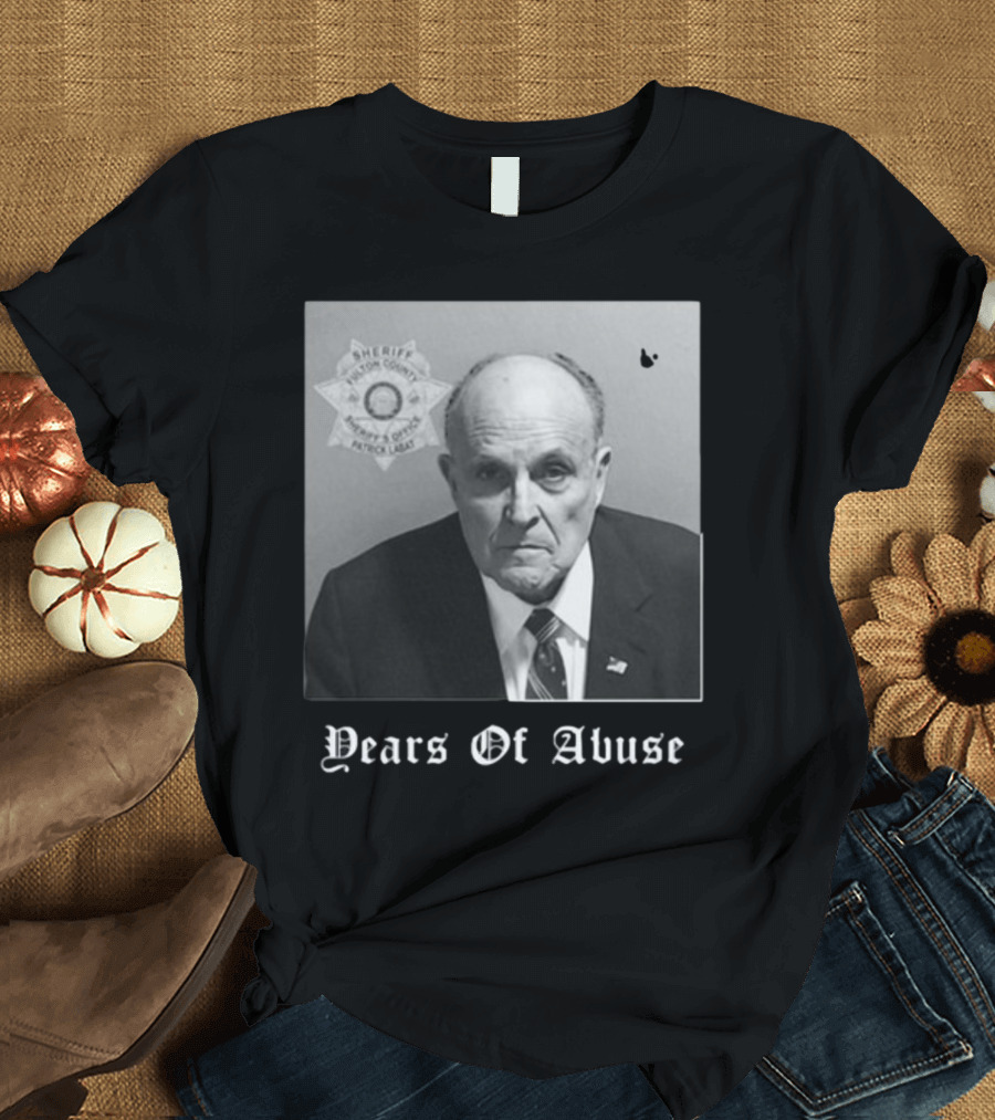 Years Of Abuse Marsh County Sheriff Badge T-Shirt