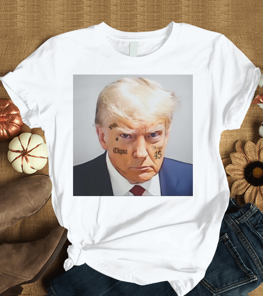 Shitheadsteve Trump Face Tattoo Chyna Savage 45 Image T-Shirt