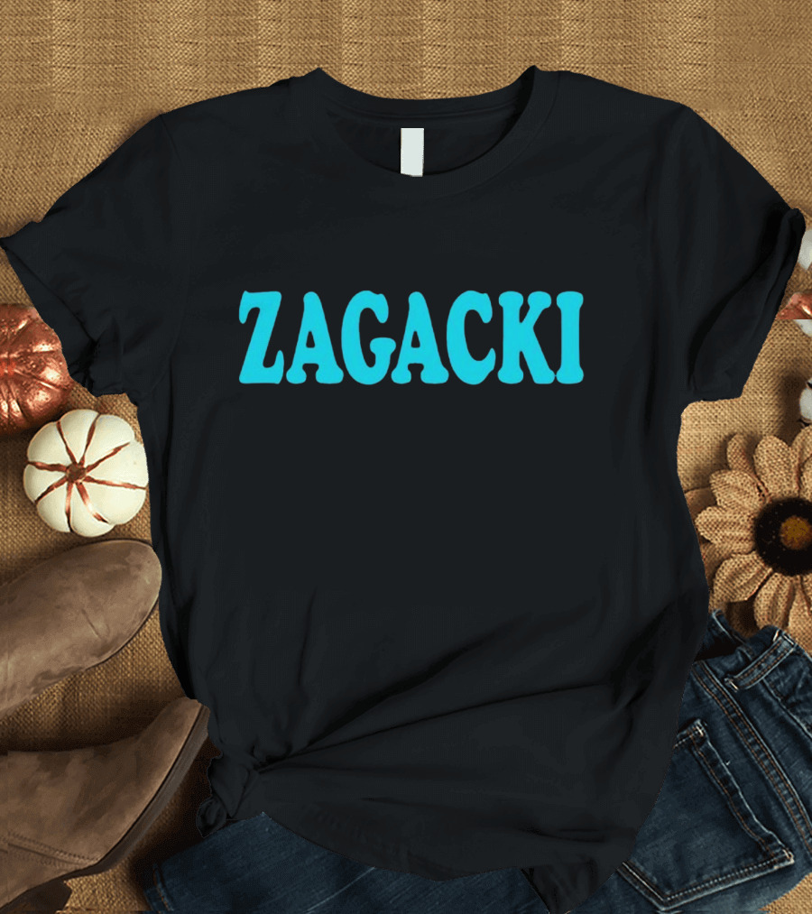 Zagacki Juju Gotti Bold Blue Letters T-Shirt