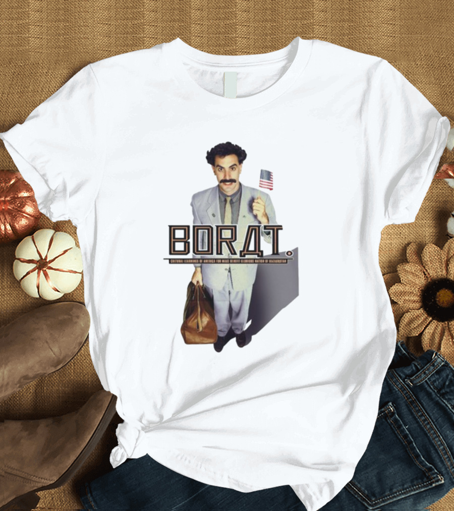 Borat Cultural Learnings Of America For Make Benefit Glorious Nation Of Kazakhstan Flag Suitcase T-Shirt