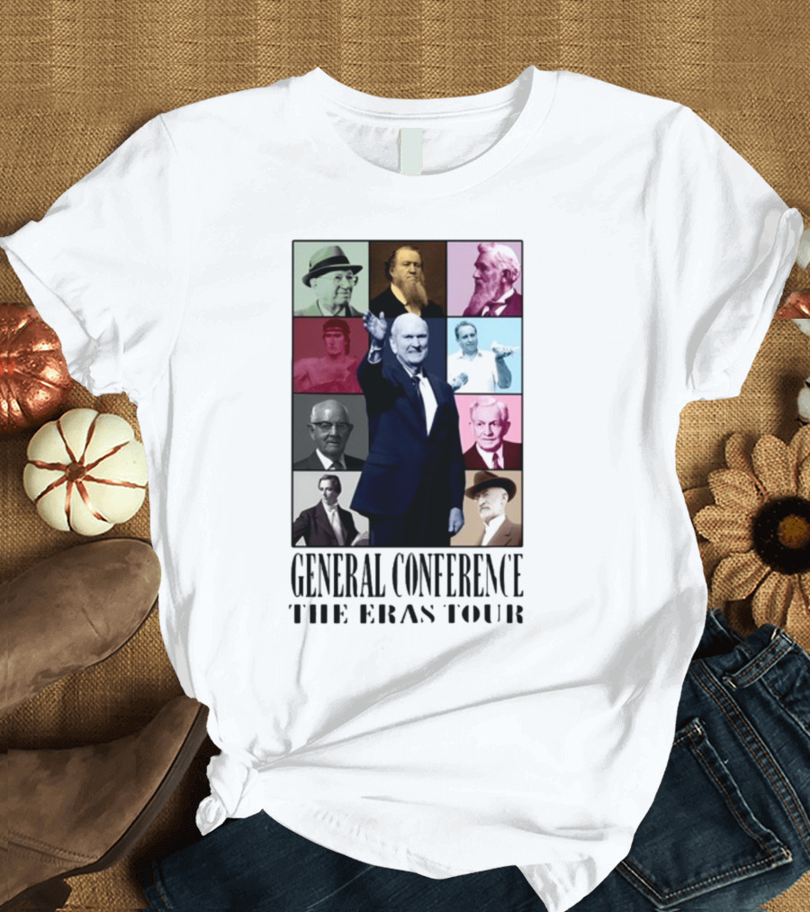 General Conference The Eras Tour Presidents Collage T-Shirt