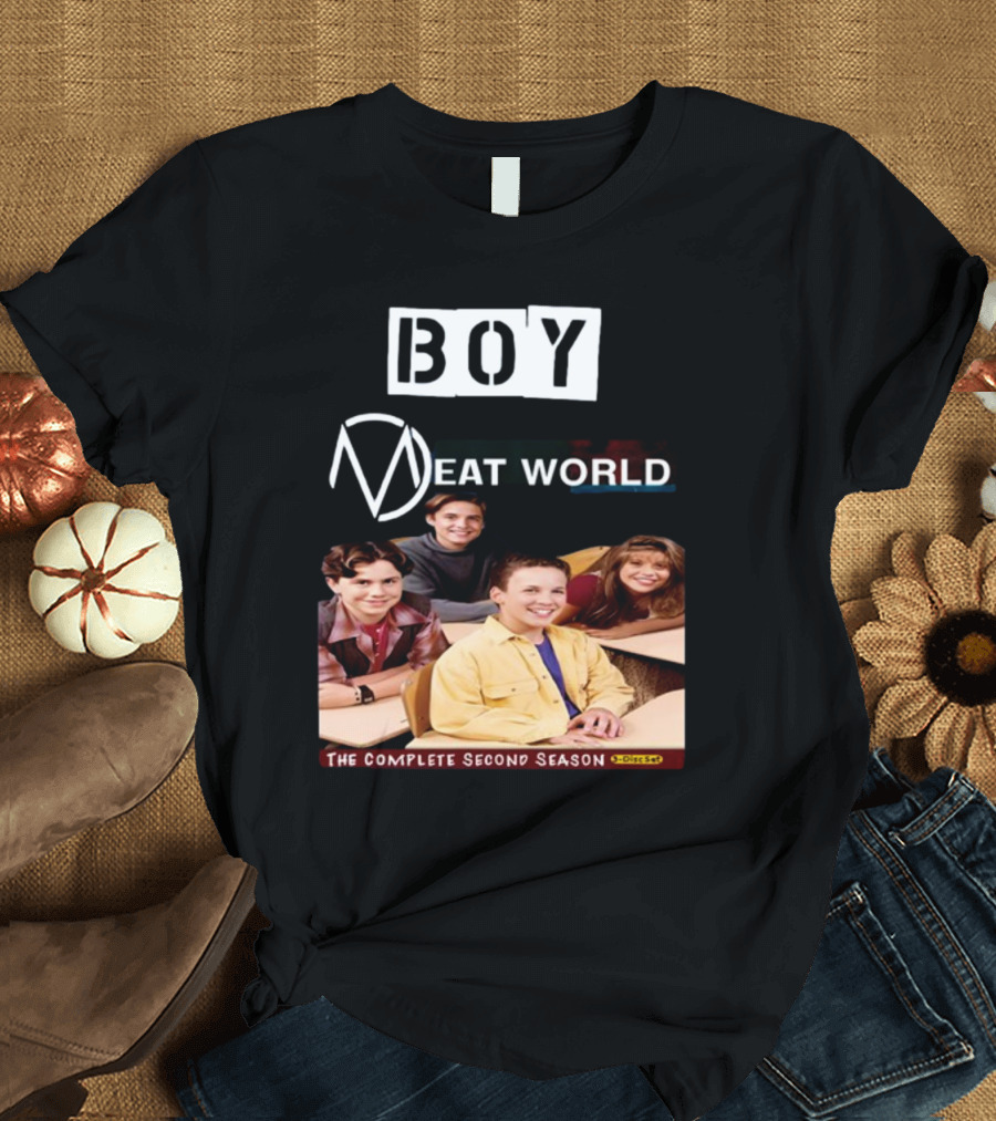 Boy Meat World The Complete Second Season DVD Cast Classroom T-Shirt
