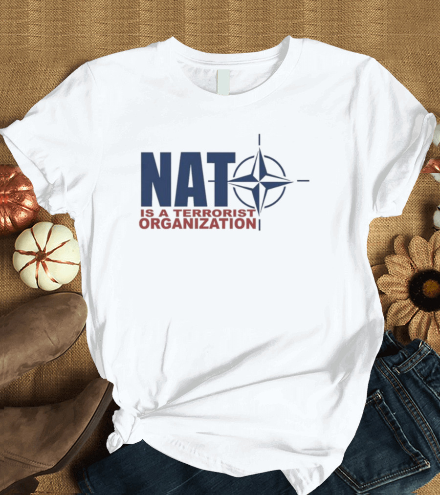 Revolutionary Blackout Network Nat Is A Terrorist Organization NATO T-Shirt