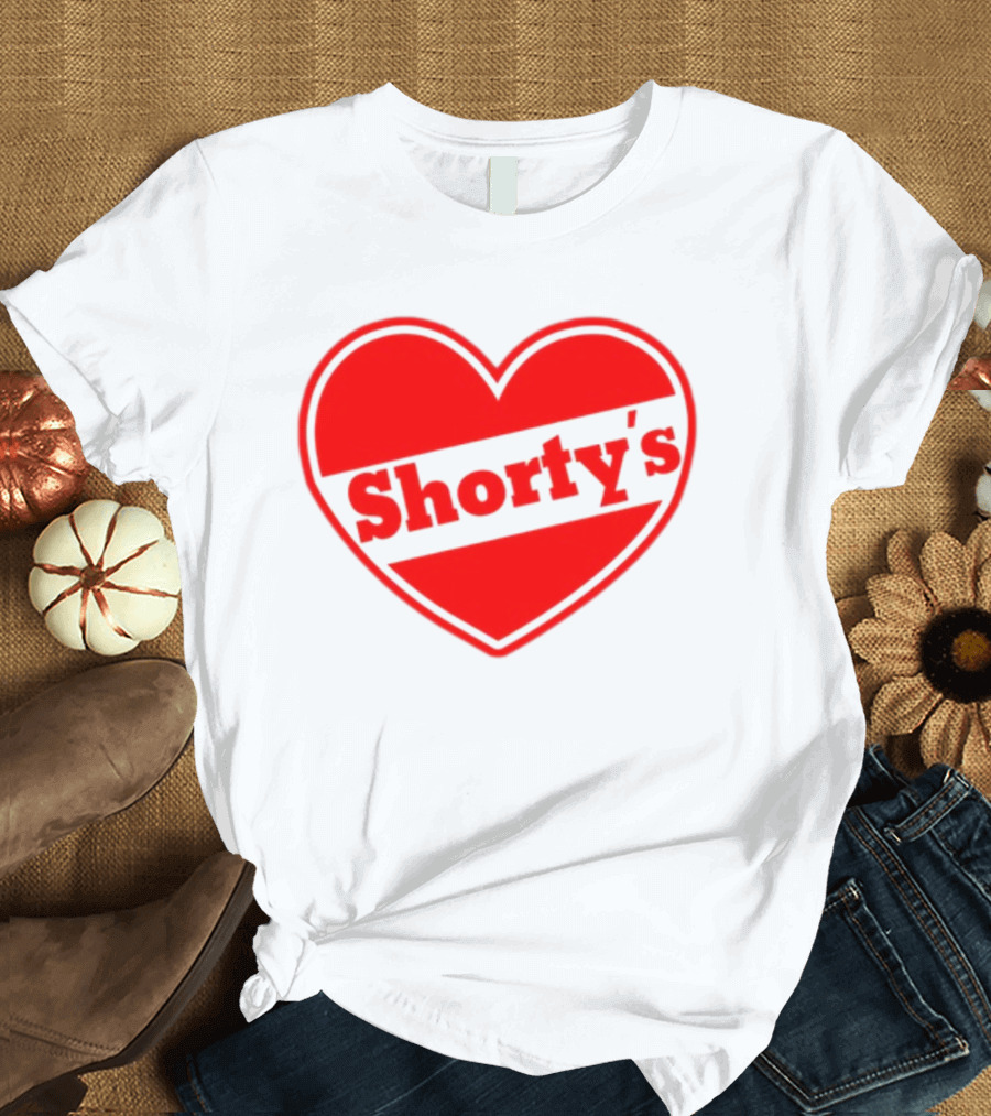 Shorty's Heart Logo Red Heart T-Shirt