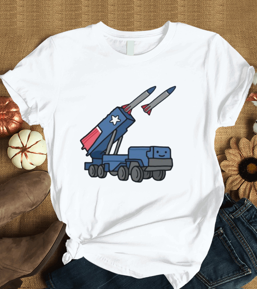 New England Patriots Missile Launcher Truck T-Shirt