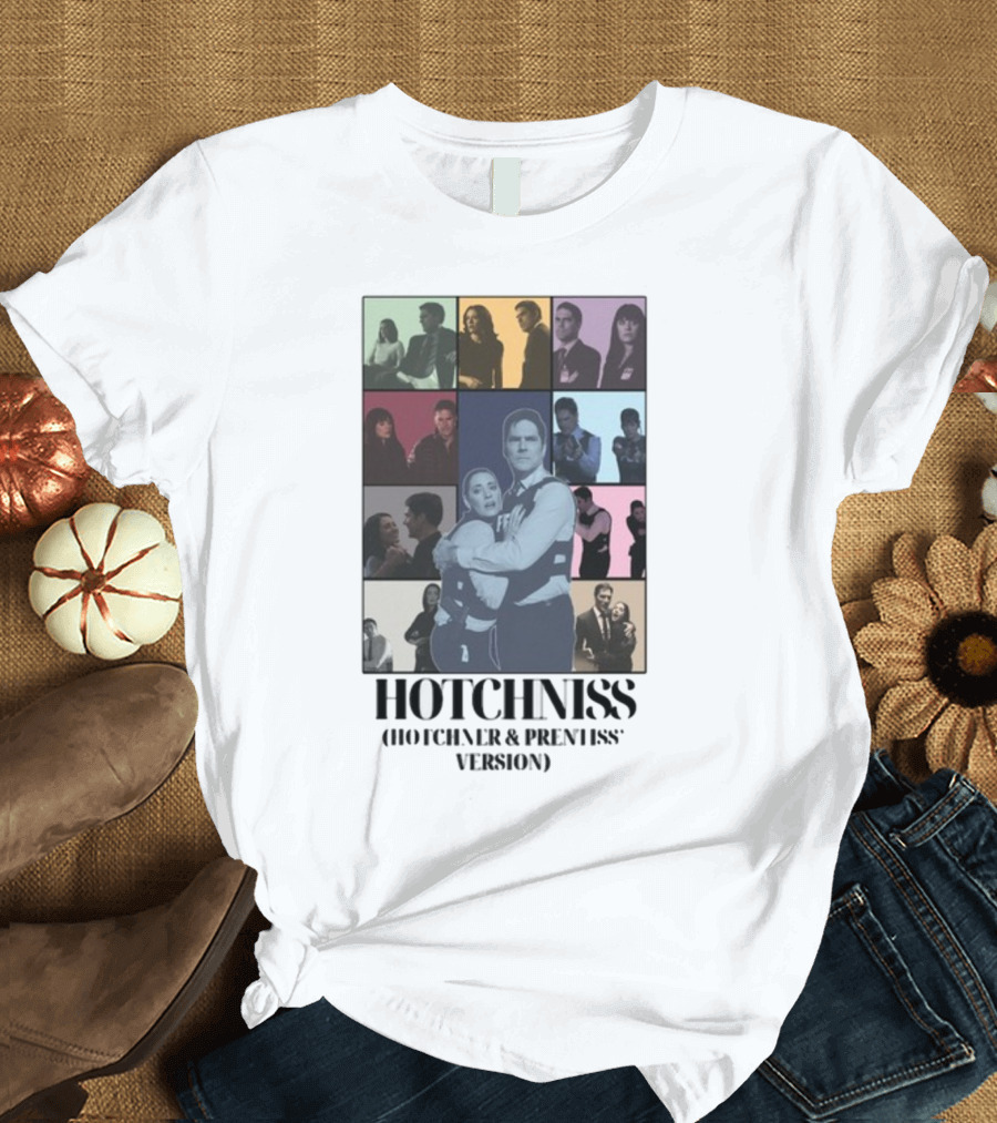 Hotchniss Hotchner and Prentiss Version Multicolor Character Collage T-Shirt