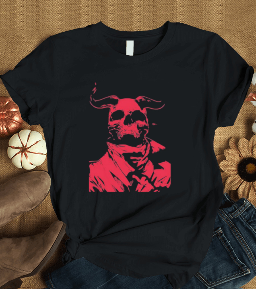 Massivefaceart Not Great Skull Demon Red T-Shirt