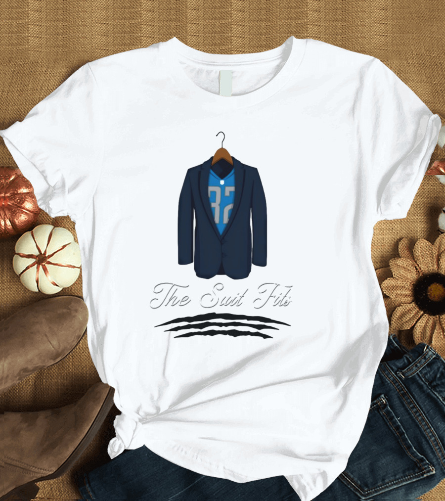 Tom Grossi 32 The Suit Fits Jersey and Blazer T-Shirt