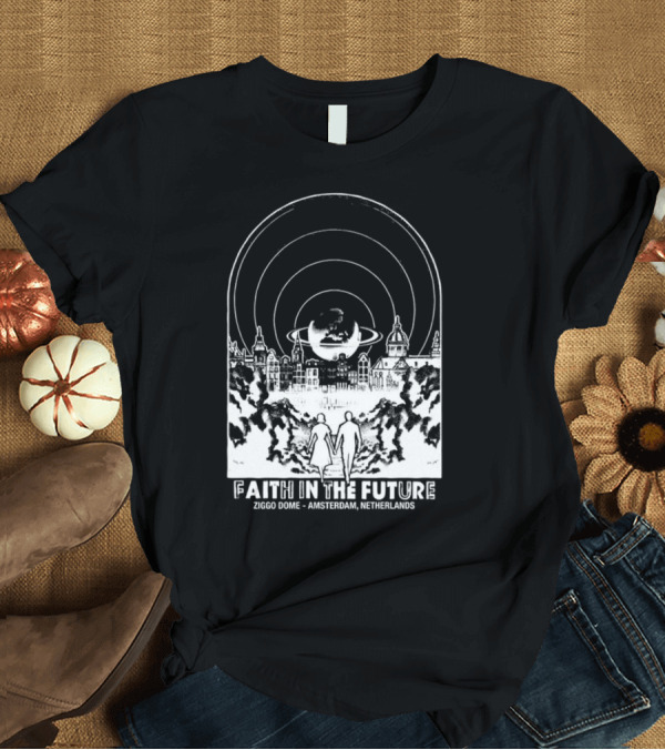 T-Shirt: Faith in the Future Ziggo Dome Amsterdam Netherlands World Tour Orange New T-Shirt Faith in the Future Ziggo Dome Amsterdam Netherlands World Tour Orange New T-Shirt