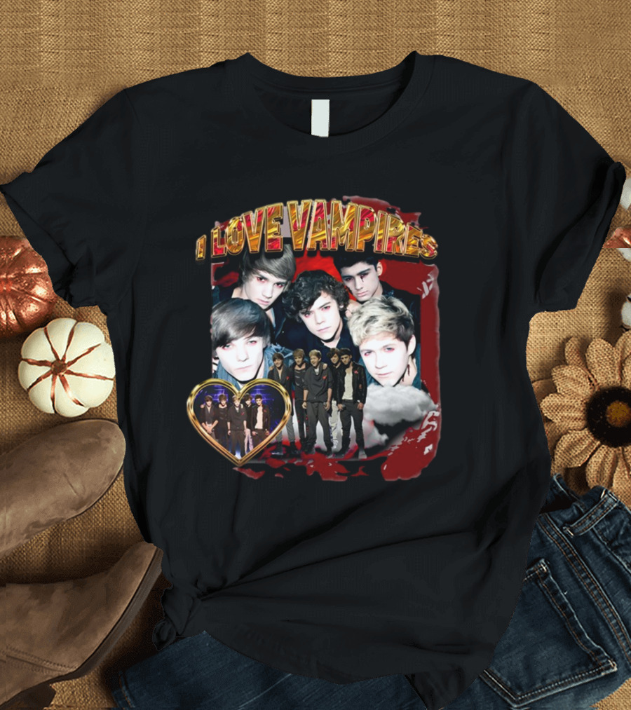 I Love Vampires Sadstreet Band Themed Collection T-Shirt