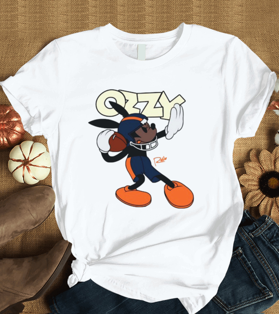 Ozzy Chicago Over Everything X Rello Football Player T-Shirt