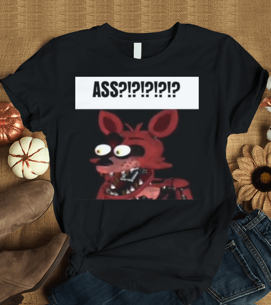 ASS Foxy FNAF Reaction Face T-Shirt