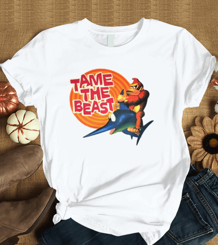 Donkey Kong Country SNES Tame The Beast Promo T-Shirt