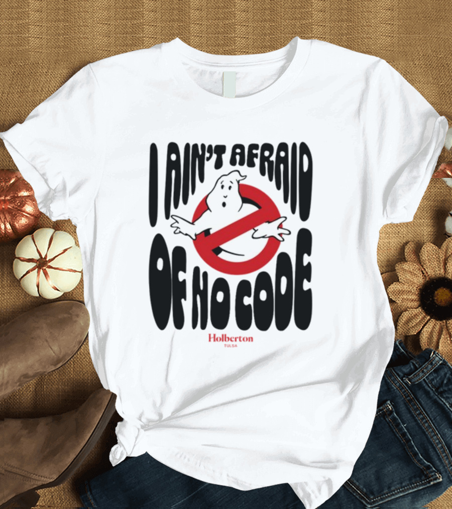 I Ain't Afraid Of No Code Julien Barbier Holberton Ghostbusters T-Shirt
