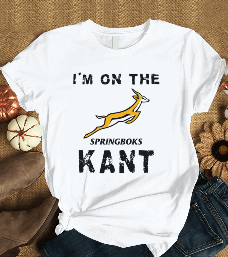 I'm On The Springboks Kant Rugby Fan Iconic T-Shirt