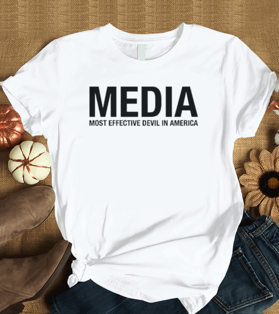 Robert W Malone Md Media Most Effective Devil In America T-Shirt