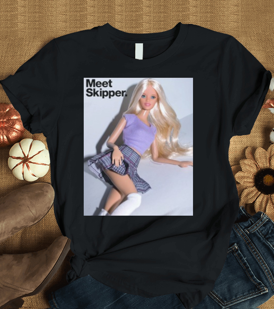 Meet Skipper Barbie Doll Vintage Style Fashion T-Shirt