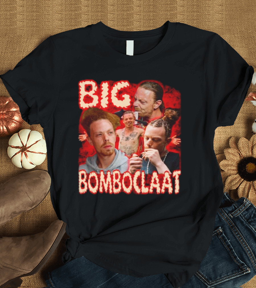 BIG BOMBOCLAAT Red Flair and Intense Expressions T-Shirt