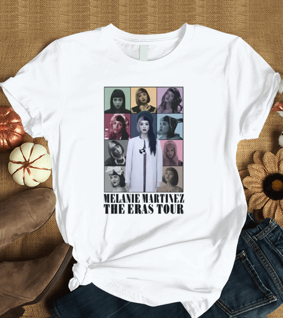 MELANIE MARTINEZ THE ERAS TOUR MULTICOLOR GRID PORTRAITS T-Shirt