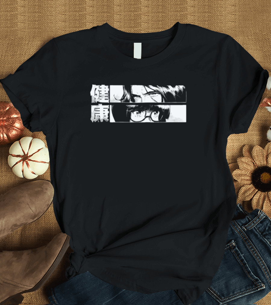 D.Sloogie X Sukeban NYC The Sphere Hunter Anime Eyeglasses Health Kanji T-Shirt
