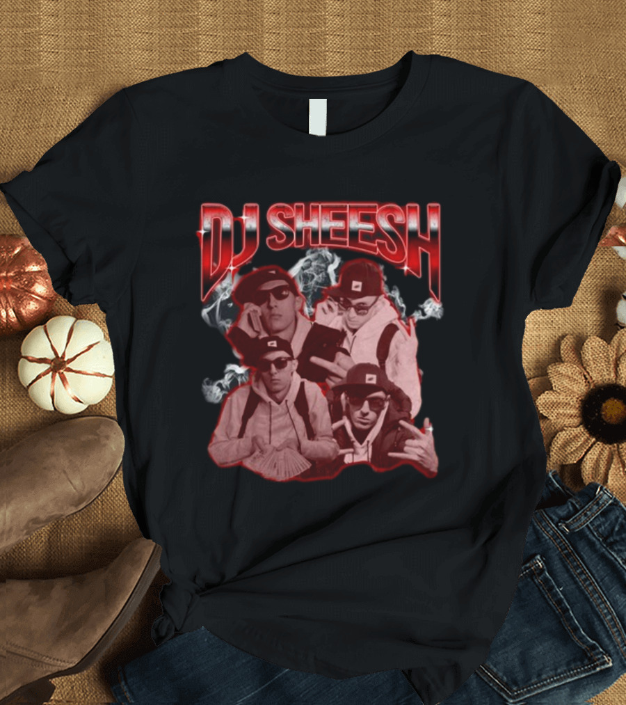 DJ Sheesh Cyclops Streetwear Vibes with Smoke Effects T-Shirt