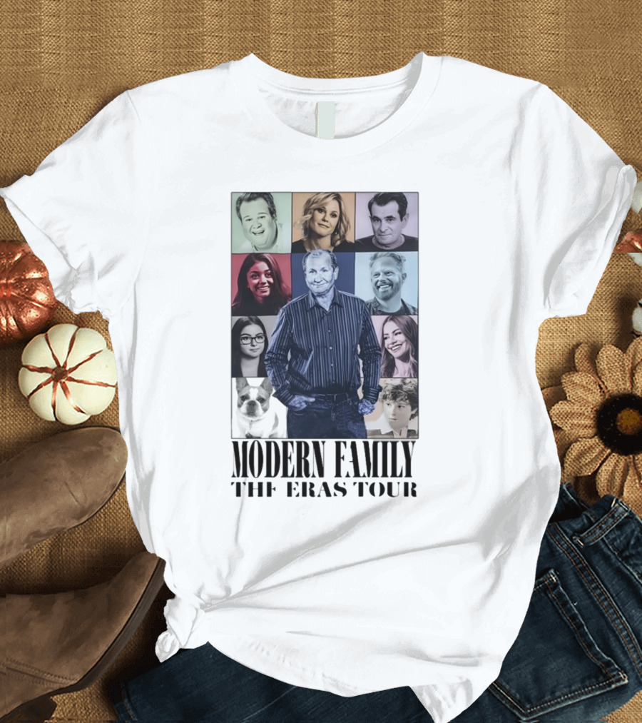 Modern Family The Eras Tour Cast Collage T-Shirt