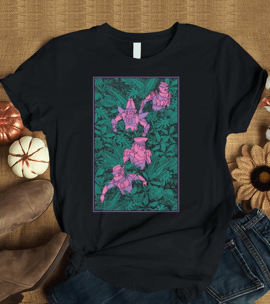 Rainforest Robot Explorers Jungle Expedition T-Shirt