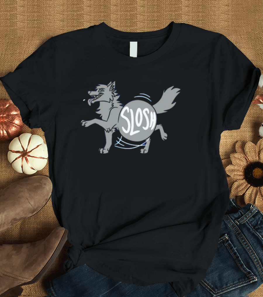 Slosh.Dog Slosh Ych Playful Canine T-Shirt